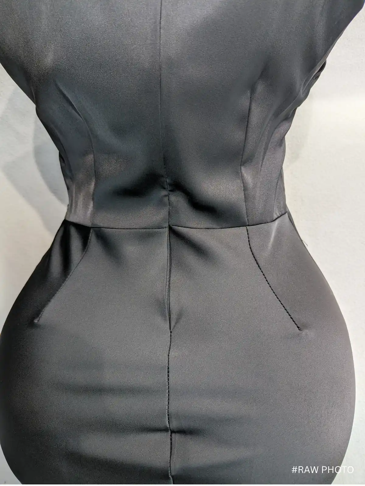 Classy Satin Drape Dress - silk dresses available at theGirlyZone Kampala